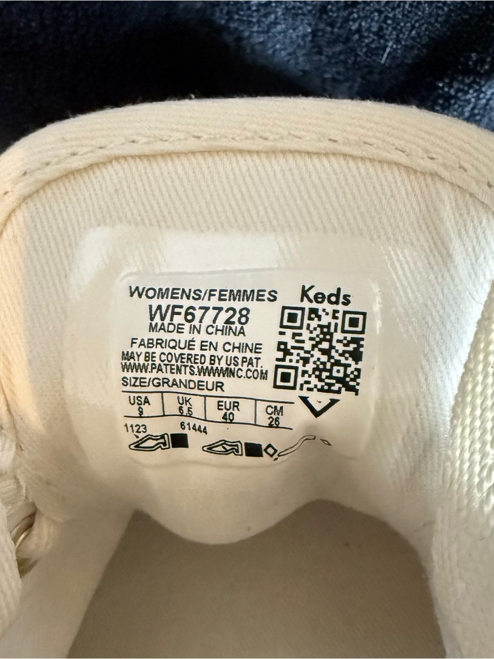 Keds Women's Ivory Lace Platform Sneakers, New, size 9 - Picture 5 of 7
